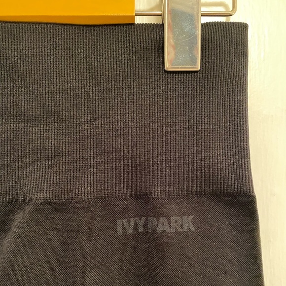 IVY PARK Black Mesh Leggings Size Small/Medium - Picture 5 of 8